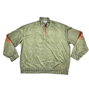 Men's Green and Tan Jacket